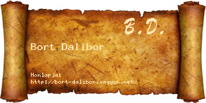 Bort Dalibor névjegykártya